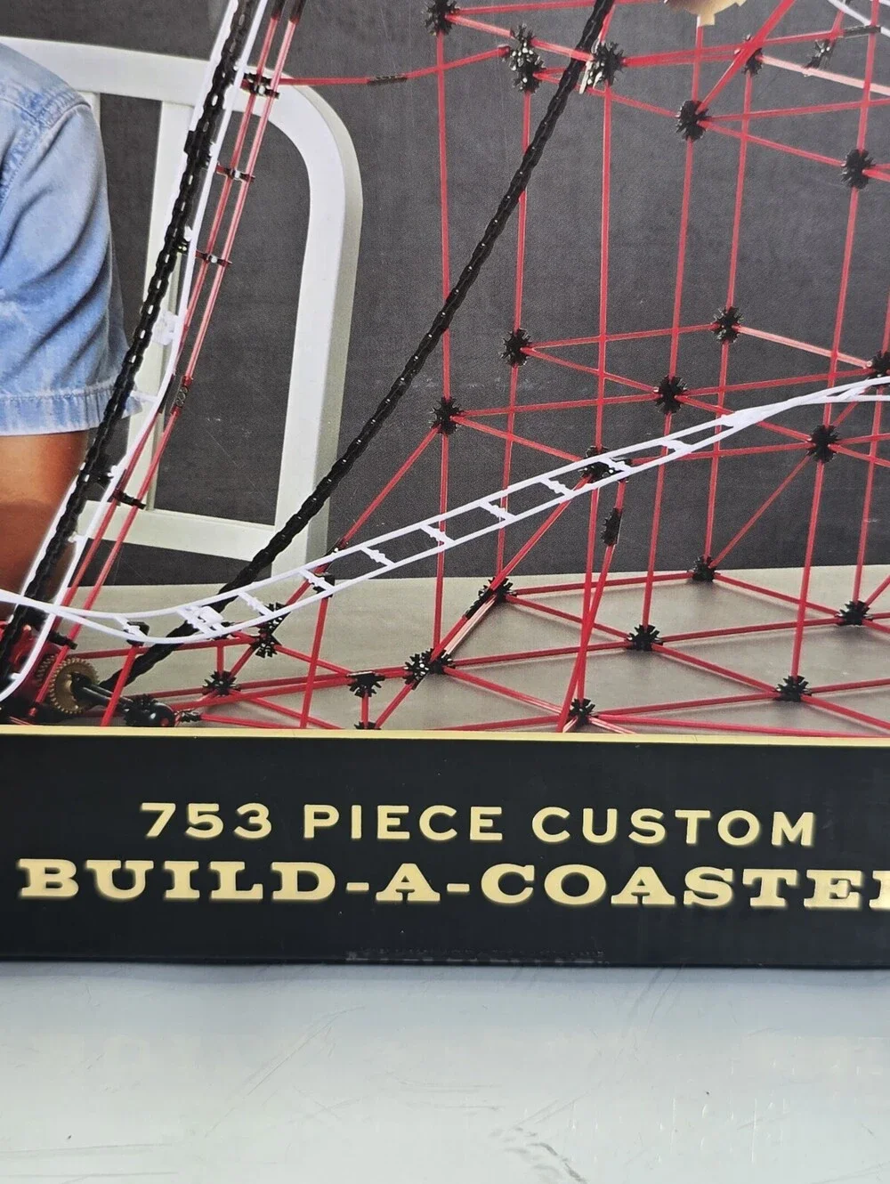 FAO Schwarz 753 Piece Custom Build-A-Coaster Motorized Roller Coaster Kit Sealed